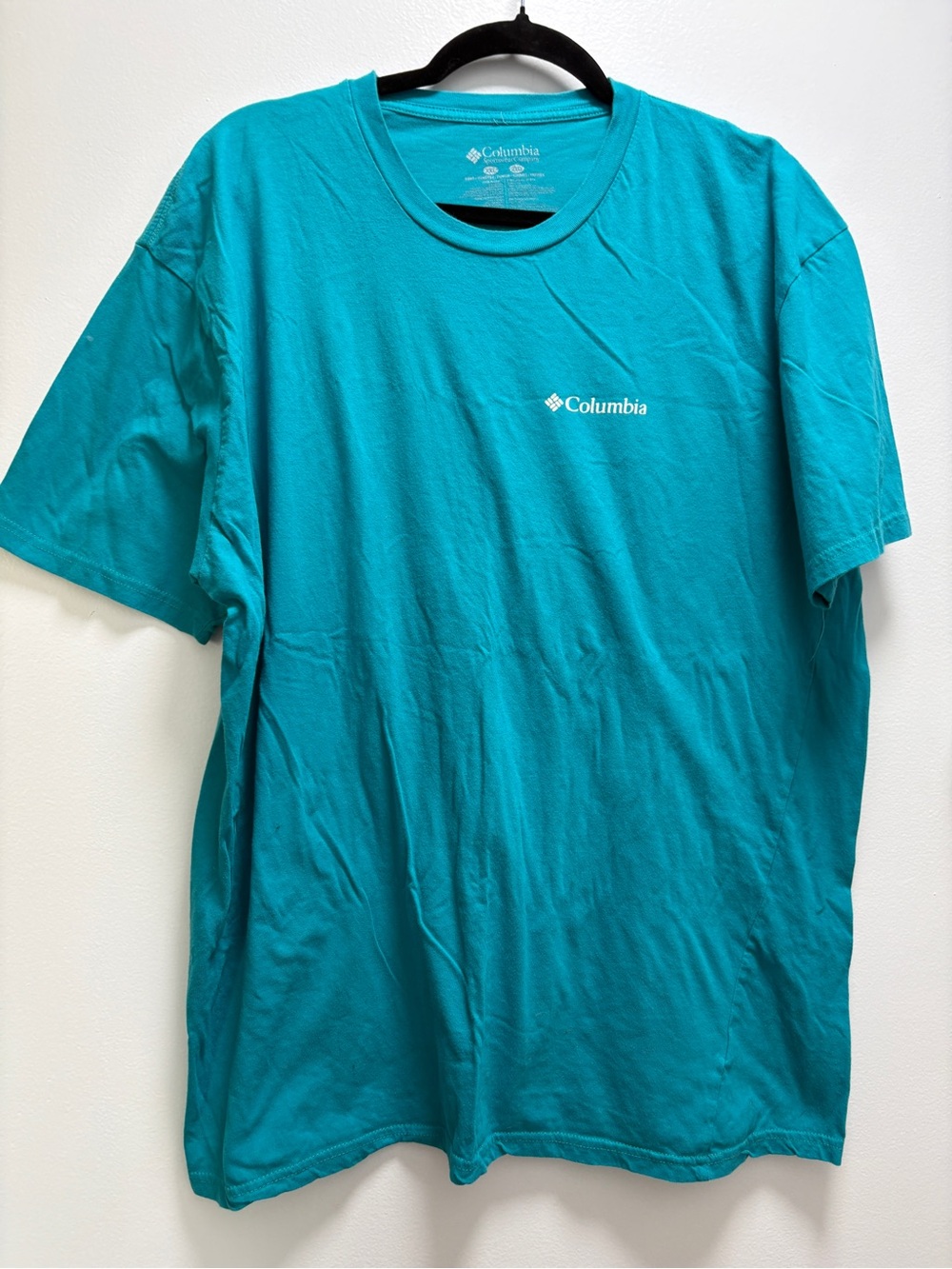 Columbia Teal Short Sleeve Logo Tee